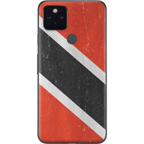 Trinidad and Tobagao Flag Distressed Google Pixel 5 Skin